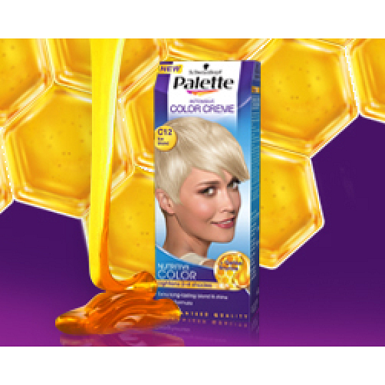 Schwarzkopf Palette Intensive Color Creme barva na vlasy odstín C12 Ledově plavý
