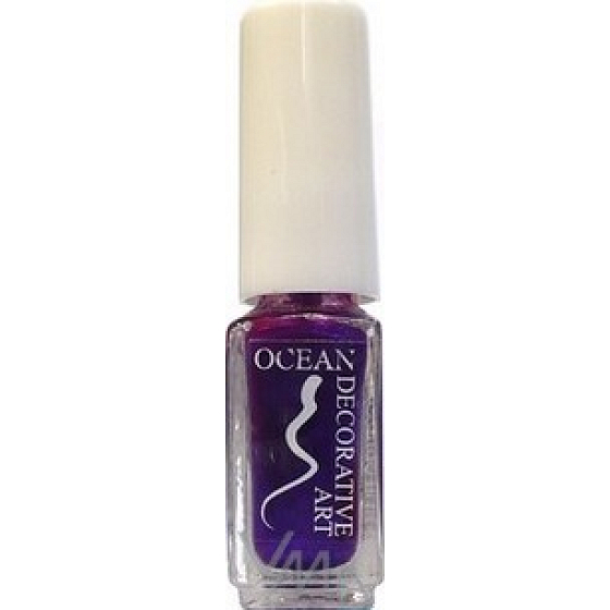 Ocean Decorative Art zdobící lak na nehty odstín 45 tmavě fialový 5 ml