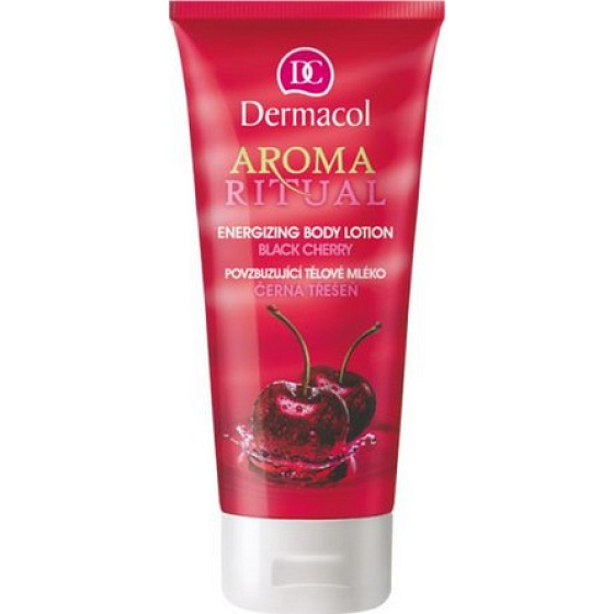 Dermacol Aroma Ritual Černá třešeň Povzbuzující tělové mléko 200 ml