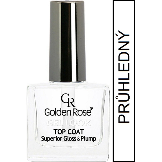Golden Rose Gel Look Top Coat krycí lak na nehty 10,5 ml