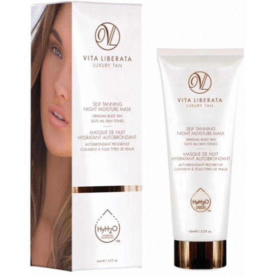 Vita Liberata Samoopalovací noční exkluzivní maska proti stárnutí s postupným opálením 65 ml