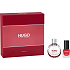 Hugo Boss Hugo Woman New parfémovaná voda pro ženy 30 ml + lak na nehty červený 4,5 ml, dárková sada