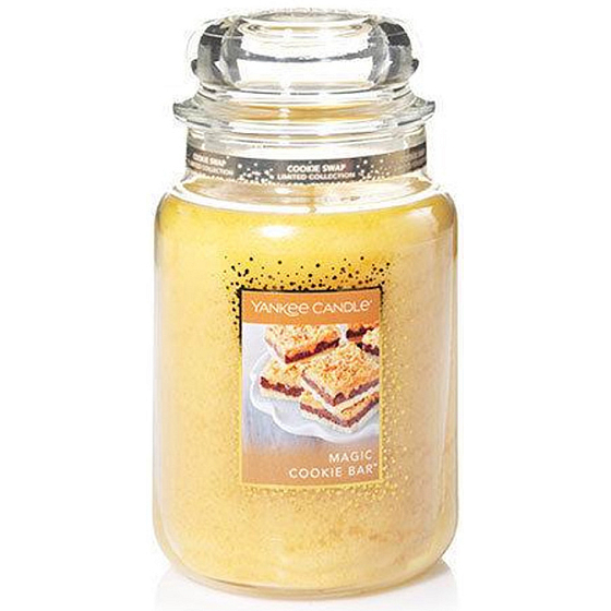 Yankee Candle Magic Cookie Bar - Čokoládovo karamelová tyčinka vonná svíčka Classic velká sklo 623 g