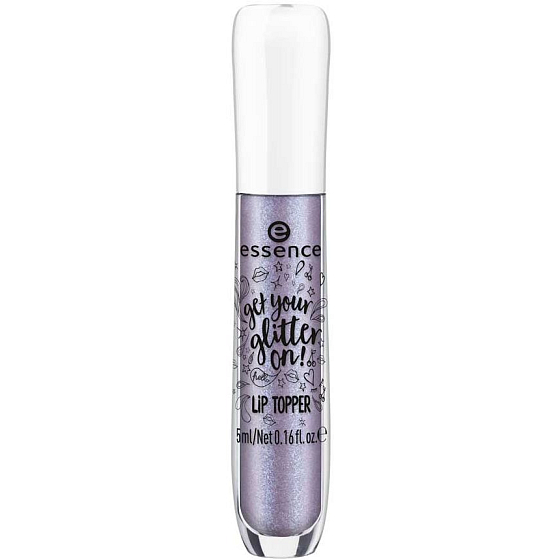 Essence Get Your Glitter On! lesk na rty 03 Violet Passion 5 ml