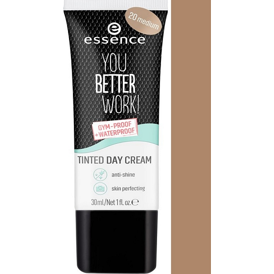 Essence You Better Work! denní krycí krém 20 Medium 30 ml