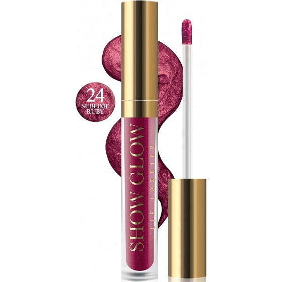 Revers Show Glow Metallic Liquid Lipstick tekutá rtěnka 24 Sublime Ruby 5,5 ml