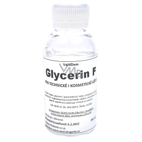 VeMDom Glycerin F, gliceryna, Pharma jakość, roślinny olej bezwodny 99,5% 100 ml