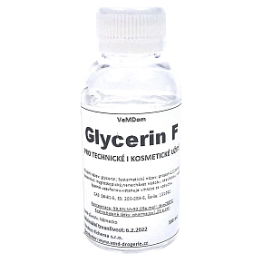 VeMDom Glycerin F, gliceryna, Pharma jakość, roślinny olej bezwodny 99,5% 100 ml