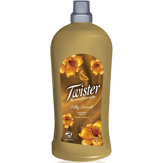 Twister Silky Smooth - Jedwabnie gładki środek do zmiękczania i perfumowania prania 70 prań 2 l