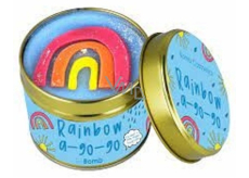 Bomb Cosmetics Tęcza idź idź - Rainbow A Go Go, zapach naturalny, ręcznie robiona świeca w puszce o czasie palenia 35 godzin