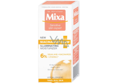 Mixa Niacinamide Glow rozjaśniający krem zapewniający aż 24h nawilżenia 50 ml