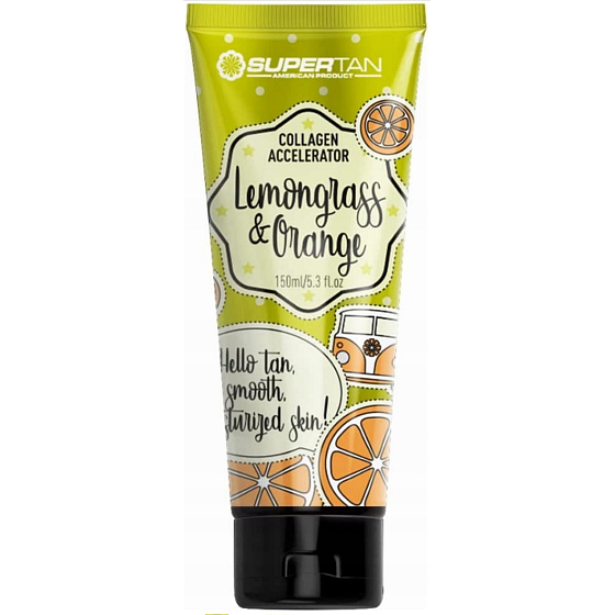 SuperTan Lemongrass + Orange intenzivní urychlovač opalování do solária 150 ml