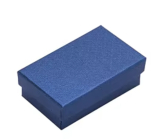 Dárková krabička z gąbką na biżuterię ciemnoniebieska 8 x 5 x 2,5 cm 1 sztuka