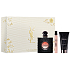 Yves Saint Laurent Black Opium parfémovaná voda 50 ml + tělové mléko 50 ml + parfémovaná voda 10 ml, dárková sada pro ženy