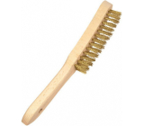 Mako druciany szczotka mosiężna, 3-rzędowa