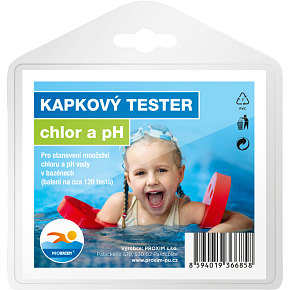 Probazen kapkový tester Cl i pH