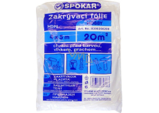 Spokar Profi Folia zakrywająca HDPE,5 µ, 20 m?, 4 × 5 m