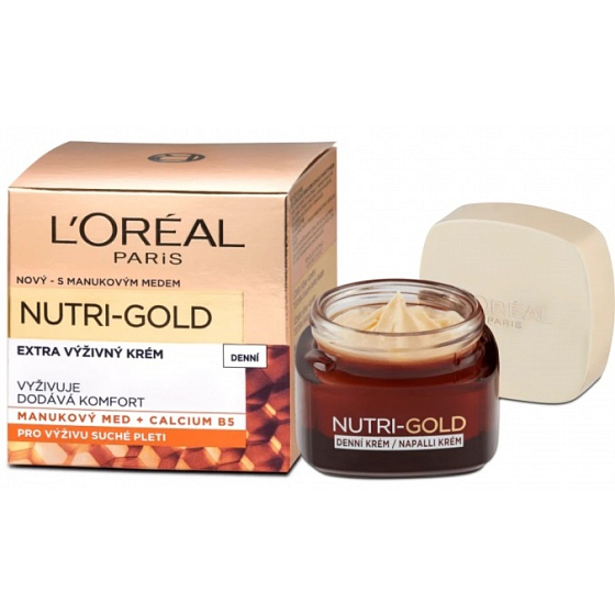 Loreal Paris Nutri-Gold Extra výživný denní krém pro suchou pleť 50 ml