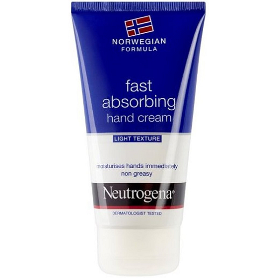 Neutrogena Norwegian Fast Absorbing lehký, nemastný krém na ruce 75 ml