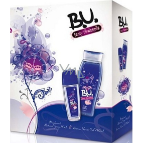 B.U. Fancy Cinderella parfémovaný deodorant sklo 75 ml + sprchový gel 250 ml, pro ženy dárková sada